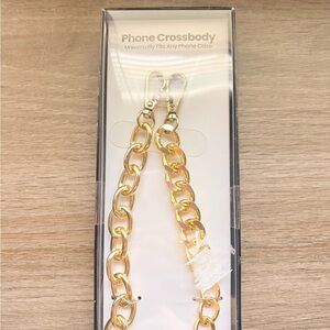 Target Gold Phone Crossbody Chain
